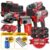 Milwaukee Kit elettroutensili M18 brushless – Trapano, Tassellatore, Smerigliatrice, Avvitatore ad impulsi Milwaukee