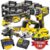 DeWalt kit utensili a batteria 18V – Trapano DCD796 – Smerigliatrice DCG405 – Seghetto DCS334 – Multifunzione DCS356 DEWALT