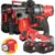 Milwaukee M18 FPD2BLHX-502X -Kit utensili a batteria 18V – Tassellatore BLHX + Trapano FPD3 Milwaukee