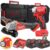 Milwaukee M18 kit utensili – Avvitatore a impulsi da 1/4″ BLIDRC – Smerigliatrice FSAG125X – 2 x 4Ah Milwaukee