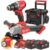 Milwaukee Kit utensili a batteria 18V – Trapano M18 BLPDRC + Smerigliatrice FSAG125X, Trolley Packout Milwaukee