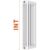 EQUATION Radiatore acqua calda  Comby in acciaio 4 colonne, 6 elementi, interasse 8350 mm, bianco EQUATION