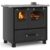 Nordica FAMILY 4,5 Cucina a legna aria calda convezione naturale 7,5 kw nero antracite (7014001)