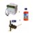 Gemi Elettronica Kit recinto elettrico per bovini con elettrificatore 220v e filo 500m 4mm² per ferro per recinto elettrico Gemi Elettronica