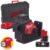 Milwaukee M12 3PL-401C – Livella laser verde a batteria 4Ah a 3 linee 360° Milwaukee