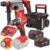 Milwaukee kit utensili a batteria 18V – Trapano a percussione M18 BLPDRC + Tassellatore M18 BLHX Milwaukee