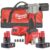 Milwaukee M12 BPRT-402B – Rivettatrice a batteria 12V – 2 batterie da 4Ah in borsone Milwaukee