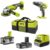 Ryobi Kit  R18PDAG-242S – Trapano avvitatore a percussione R18PD3 + Smerigliatrice angolare R18AG ONE+ RYOBI