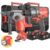 Milwaukee Kit Utensili  M18 Fuel – Trapano avvitatore M18FPD3 + Tassellatore M18FHX Milwaukee