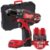 Milwaukee M12 BPD-202C – Trapano avvitatore a batteria 12V con percussione – 2 Batterie 2Ah Milwaukee