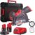 Milwaukee M12 FCOT-422X, mini smerigliatrice a batteria, batterie 1 x 2.0Ah e 1 x 4.0Ah 12V, con dischi da taglio Milwaukee