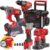 Milwaukee kit utensili a batteria M12 – FPD2 Trapano + CH Tassellatore + FCOT Smerigliatrice + BPRT Rivettatrice Milwaukee