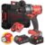 Milwaukee M18 FPD3-512X – Trapano avvitatore con percussione a batteria 18V FUEL – 1 x 5Ah + 1 x 2Ah Milwaukee