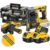 DeWalt Kit utensili a batteria  18V – Tassellatore DCH273 + Smerigliatrice DCG409, 2 batterie da 5Ah DEWALT