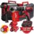 Milwaukee Kit elettroutensili M18 – Trapano avvitatore con percussione BPD-402C + Tassellatore Fuel M18 BLHX-502X Milwaukee