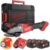 Milwaukee M18 FSAGF125XB-502X – Smerigliatrice angolare a batteria a TESTA PIATTA, 2 x 5Ah Milwaukee