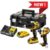 DeWalt Kit  2Ah DCK2062D2T – Trapano avvitatore DCD709 + Avvitatore a impulsi 1/4″ DCF809 DEWALT