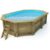 Losa Legnami AC/PIO486336 – Piscina fuori terra ottagonale in legno 486x336x120 cm Losa Legnami