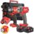 Milwaukee Milwauke M18 FPP2T2-502X – Kit 18V FPD3 trapano con percussione + FIW2F12 Avvitatore ad impulsi Milwaukee